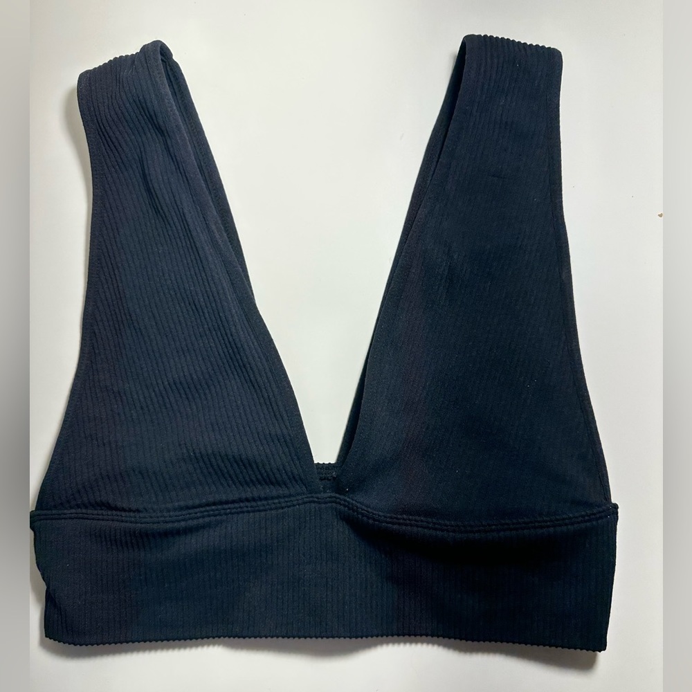 Garage Stella Seamless Deep Plunge Crop Top